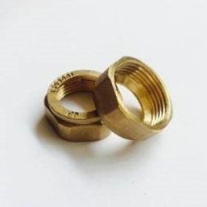 15mm Copper Comp Nut