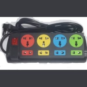 4-way Multi Black Adaptor