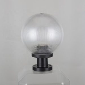 8inch Sphere Gate Light Stand Clear