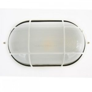 Aluminium Bulkhead Oval White
