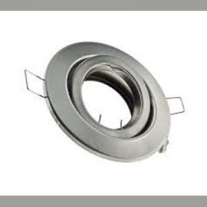 Downlight Fitting Silver Adjustable