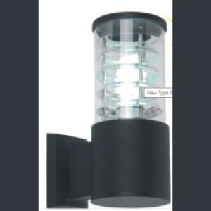 Flat Top Wall Light Black