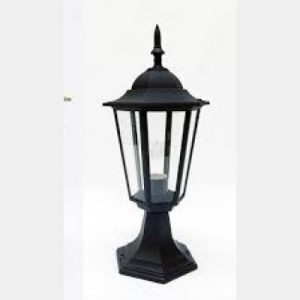 Hexagon Gate Light Stand Black Big