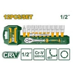Jdst2212 12pcs 1/2 Socket Set