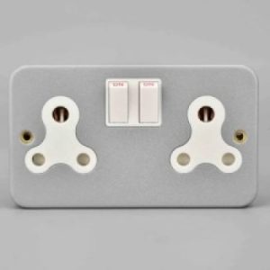 Metal Clad Double Sockets 15a
