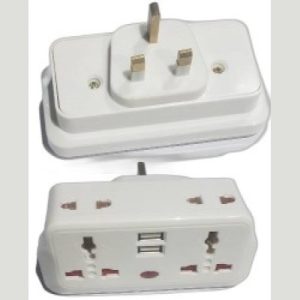 Travel Adaptor Double + Usb