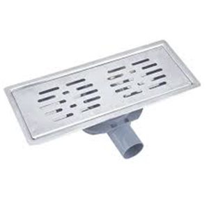 10x40cm STAINLESS STEEL FLOOR DRAIN 50MM