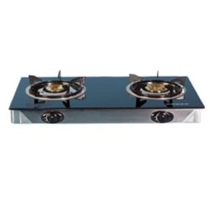 2 BURNER GLASS TOP GAS STOVE