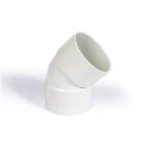 50MM BEND PLAIN SEWER 45DG