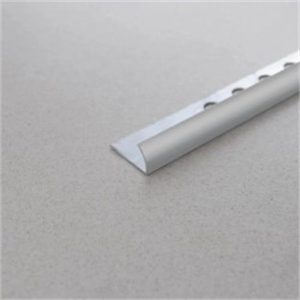 ALUMINIUM EDGE TRIM ROUND 10MM 2.6MTR