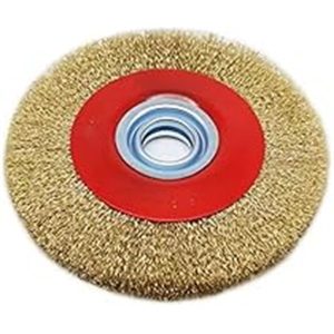 BRASS WIRE WHEEL BRUSH 8in 4500RPM
