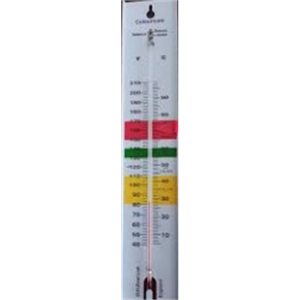 FLUE CURE BARN THERMOMETER STEEL