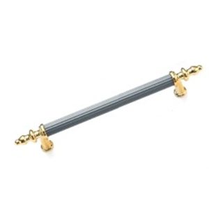 SILVER WARDROBE HANDLE 128MM