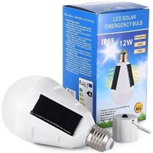 SOLAR RECHARGE BULB 12W